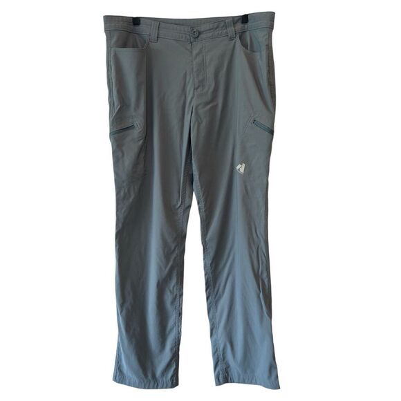 Eddie Bauer First Ascent Nylon Pants Women's 14 Cobalt Guide Pro Cargo Hiking - Picture 1 of 7